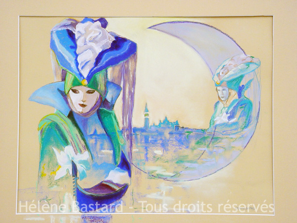 Tableau pastel carnaval