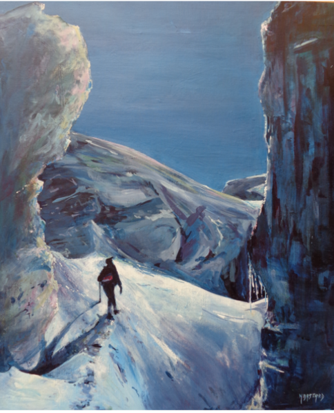 Sur le glacier