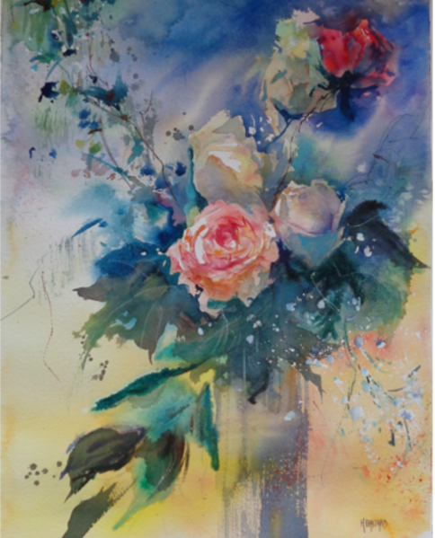 envolée de fleurs