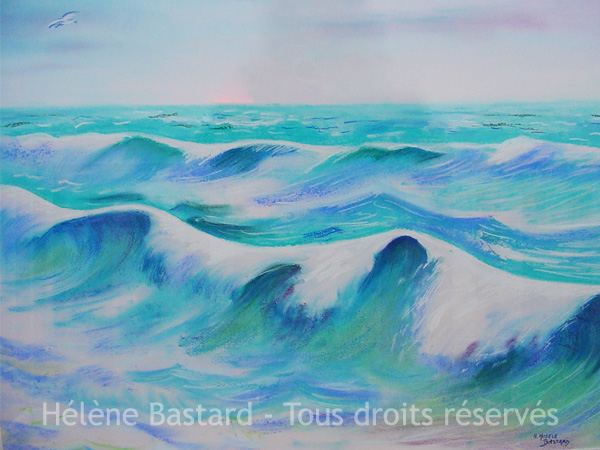 pastel vagues
